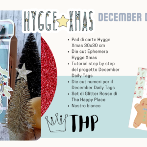 hygge higgle christmas cozy confort christmas ginger pattini pink natale kit kit di scrapbooking carte the happy place